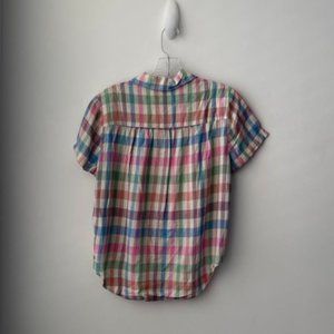 Lucky Brand Tops | Lucky Brand Tie Front Linen Blend Shirt | Poshmark